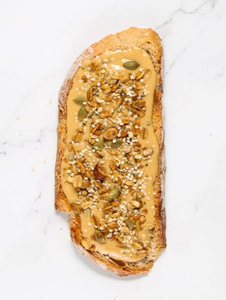 Peanut Butter Granola Toast
