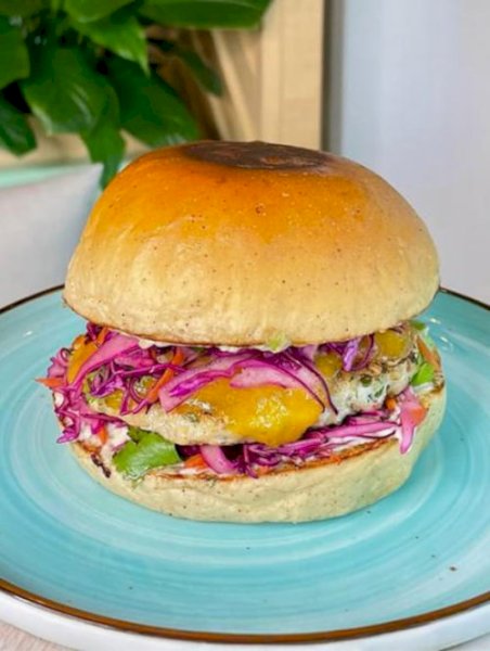 Sesame Chicken Burger