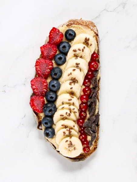 Cashew Butter Berry Toast