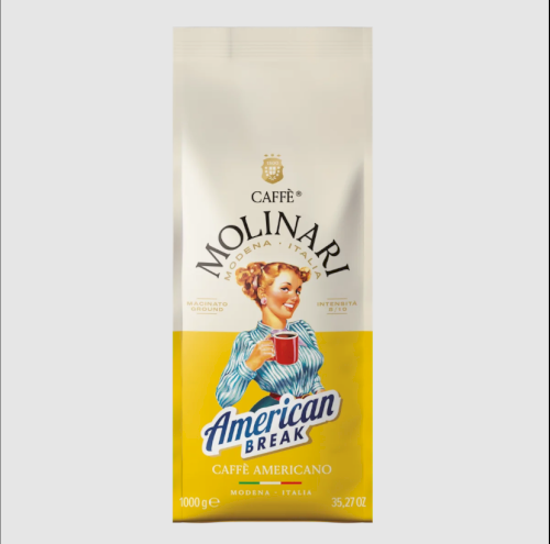CAFFEE MOLINARI GROUND COFFEE AMERICAN BREAK