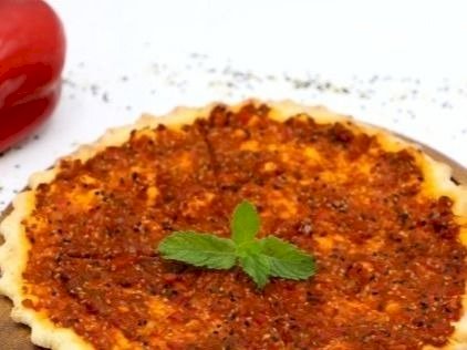 Muhammara with cheese