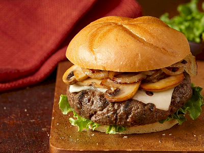 Grilled Mushroom Burger