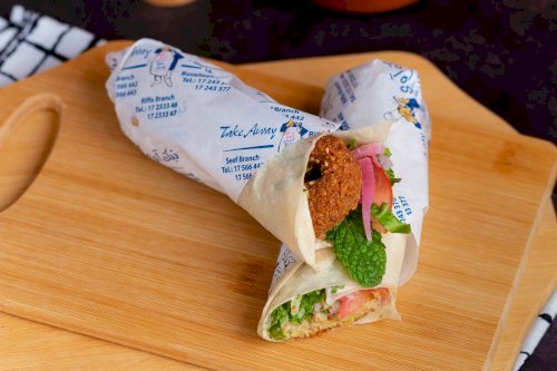 Falafel  in Saj Bread
