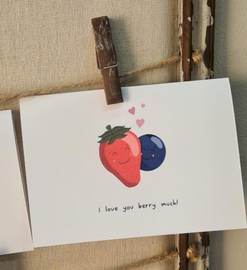 Love you berry much -card