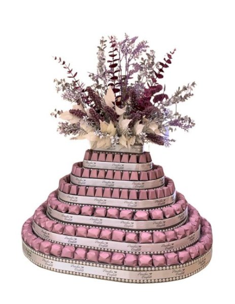 Pink, Silver Ribbon- 3kg