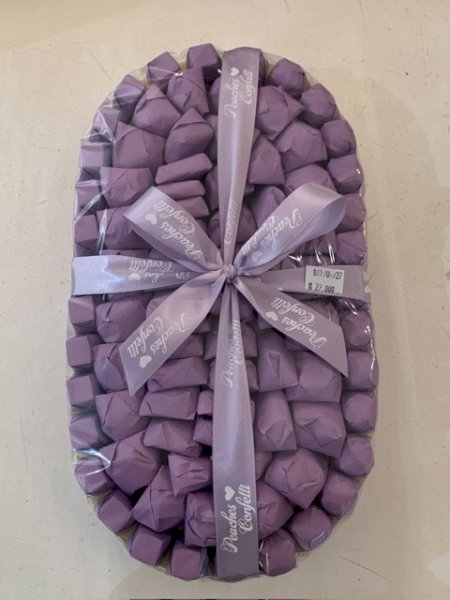 Purple Oval Tray- 1.1kg