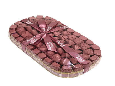 Pink Oval Tray- 1.1kg
