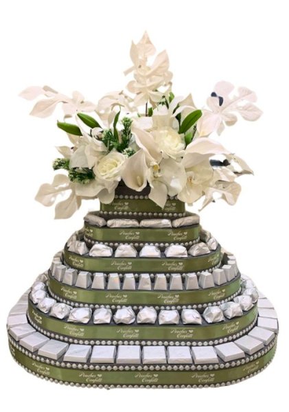 Silver, Green ribbon - 2kg