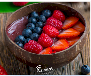 Acai Puree Blended with Peanut Butter (541 Kcal)
