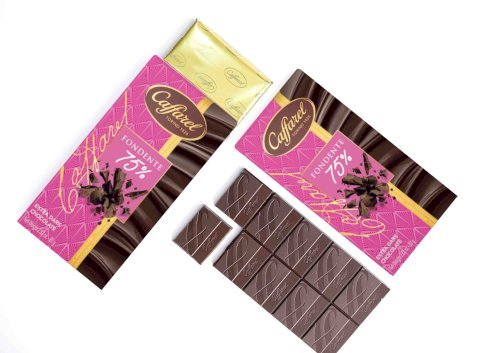 Caffarel - Extra Dark 75% Chocolate Bar