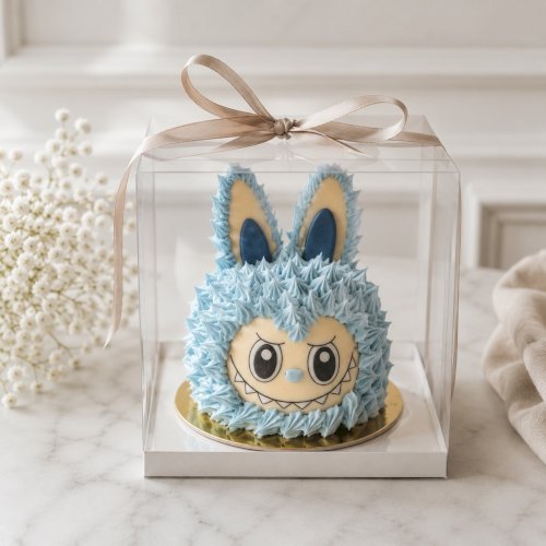 Light Blue Labubu Mini Cake