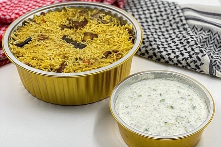 مقلوبة دجاج صغيرة دجاجه واحده
