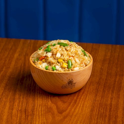 VEGETABLE FRIED RICE WITH SHRIMPS