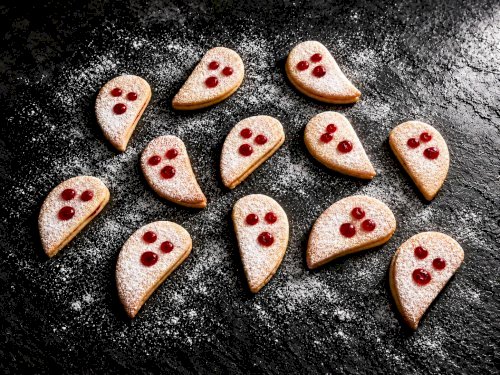 Halloween Ghost Linzer Cookies 300g
