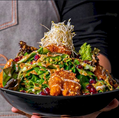 Peanut Butter Shrimp Salad
