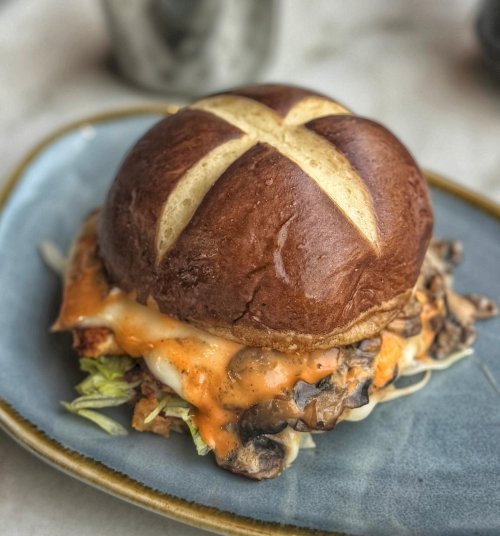 Mushroom and chicken blow